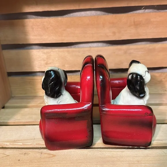 Antique Chalkware Bookends